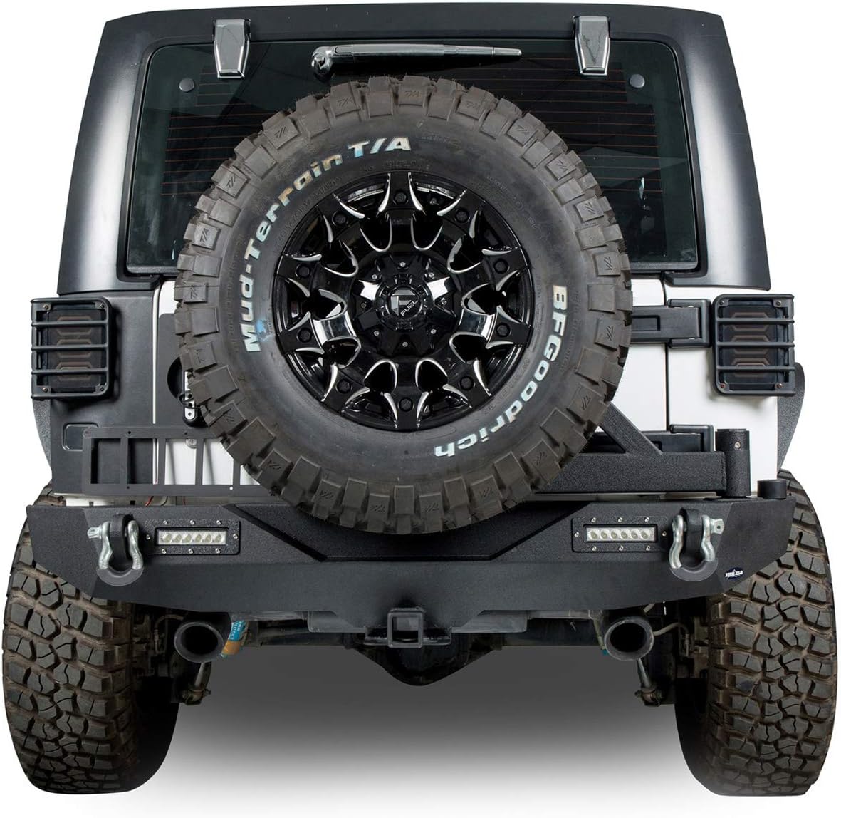 Rear Bumper with Tire Carrier and Front Bumper Combo V337380
