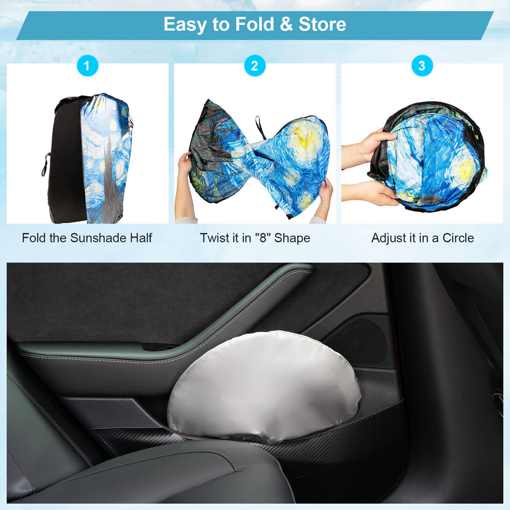 Car Windshield Sun Shade Cover H468141