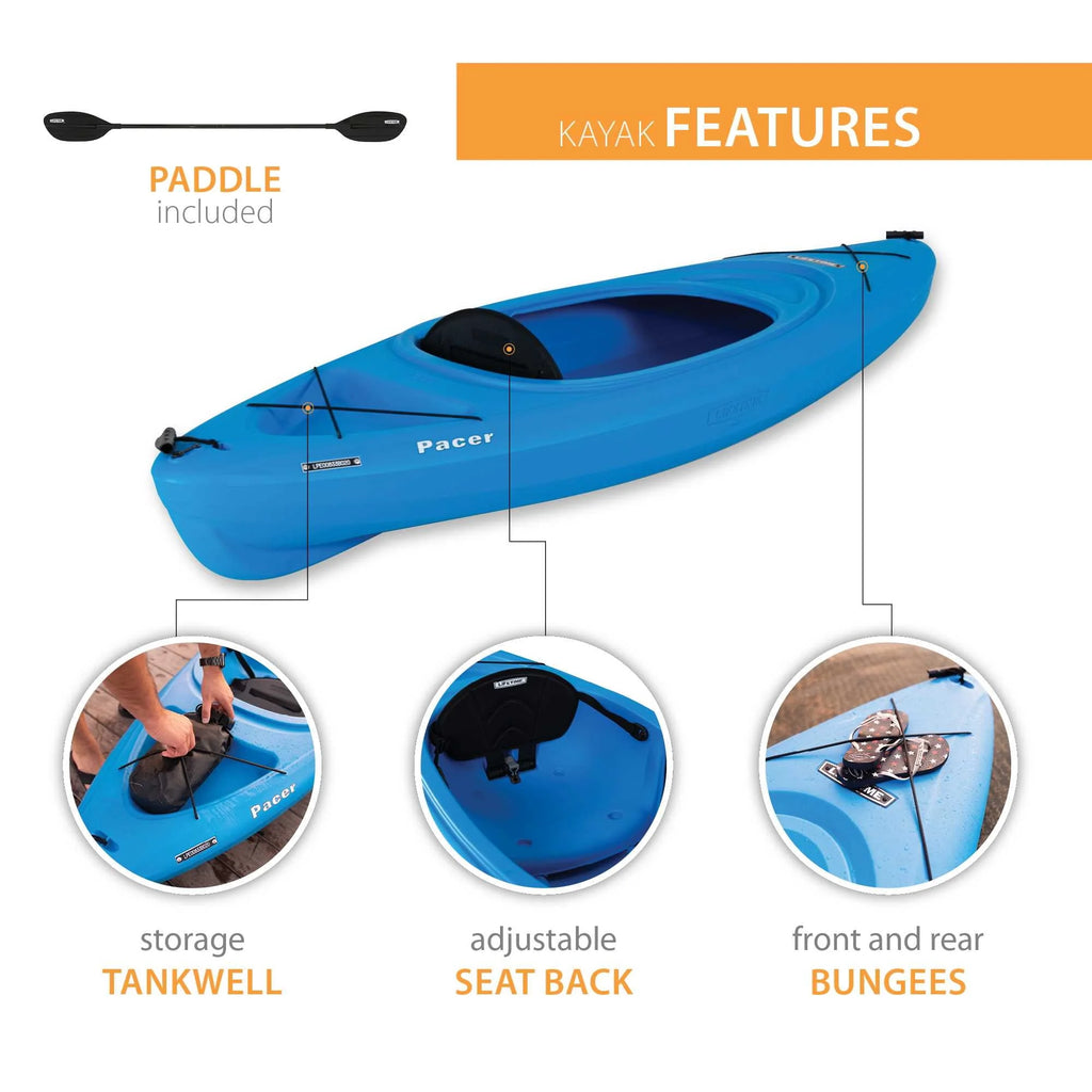 Green 8 ft Sit-Inside Kayak V25011