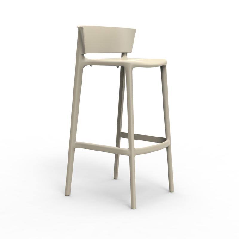 Ecru Patio Bar Stool L398