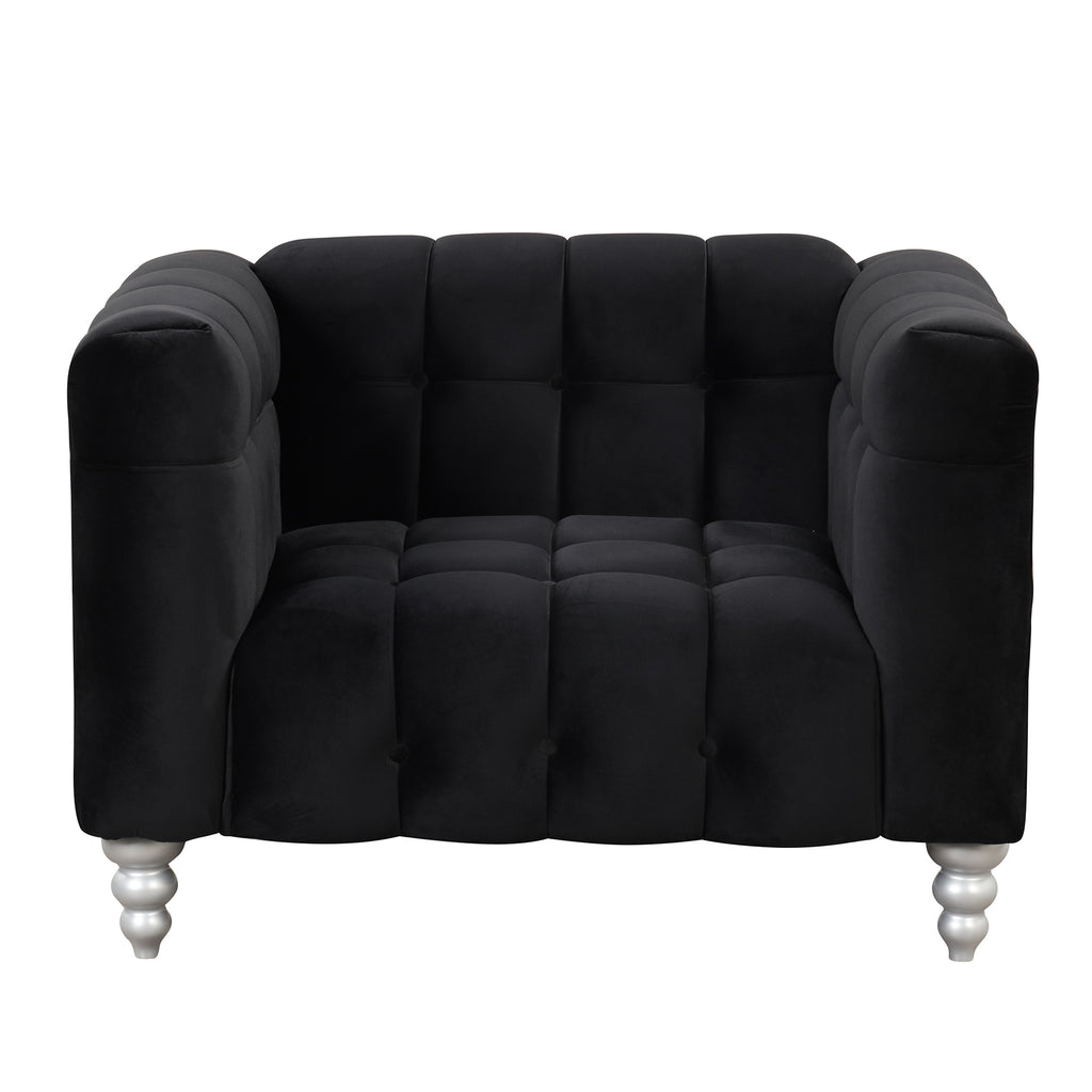Modern Sofa with Solid Wood Legs E871871
